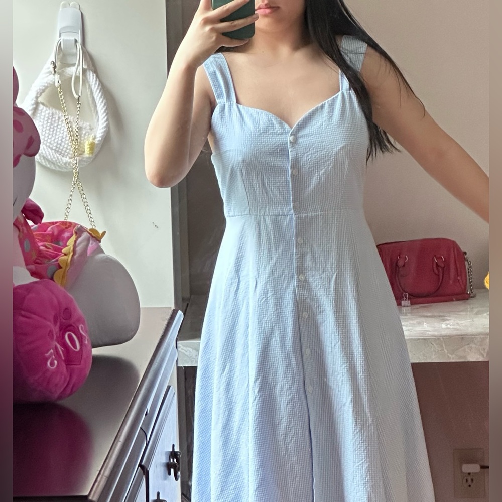 Blue dress